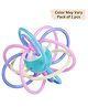 BitFeex Baby Teether Tube Ball Loopi Toy for New Borns Babies Boys Girls Toddler Gift-Color may vary, Pack of 1pcs