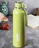 Cello Puro Steel-X Benz Insulated Inner Steel Outer Plastic Water Bottle Green - 650 ml