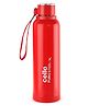 Cello Puro Steel-X Benz Insulated Inner Steel Outer Plastic Water Bottle Red - 650 ml