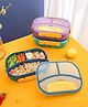 Cots and Cuddles 4 Compartment 1750ml Lunch Box with Spoon (Random Colour)
