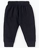 Bodycare Cotton Knit Full Length Thermal Pant with Stripes Detailing - Black