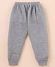 Bodycare Cotton Knit Full Length Thermal Pant with Stripes Detailing - Grey