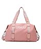 Storite Nylon 47 Cm Travel Duffle Bag, Sports Shoulder Bag for Women with Wet Pocket Weekender Overnight Luggage Bag - (Pink, 47 x 16 x 30 Cm)
