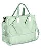 Storite Nylon 44 Cm Imported Travel Duffle Bag for Women, Wet Separated Gym Tote Style Bag Expandable Travel Overnight Luggage Bag for Men Women Waterproof Sport Bag (Green,44 x 20 x 33 Cm)