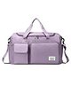 Storite Nylon 44 cms Imported Travel Duffle Bag Sports Gym Shoulder Bag for Women with Wet Pocket & Shoe Compartment Weekender Overnight Travel Luggage Bag (Purple, 44 x 18 x 29 cm)