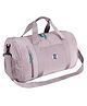 Storite Nylon 30cm Imported Luggage Travel Duffle Bag,Lightweight with Portable Expandable Outdoor Weekend Duffle Bag, Trendy Duffle Bag for Women (Light Purple-47 x 25 x 30 Cm)