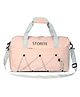 Storite Nylon 48.5 cms Imported Travel Duffle Bag for Women,Muti- Pocket Shoulder Bag for Women with Wet Pocket & Shoe Compartment Weekender Overnight Travel Luggage Bag (Pink - 48.5X27X17.5 Cm)