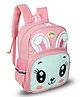 Storite Cute Rabbit Backpack for Kids Girls Stylish Durable Water-Resistant Backpack Shoulder School Bags for Girls Pink - Height 12.2 Inch