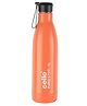 Cello Puro Steel-X Neo Insulated Water Bottle with Inner Steel and Outer Plastic Orange - 700 ml
