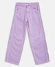 Lilpicks Couture Denim Solid Jeans - Lilac