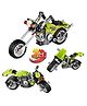 NEGOCIO 3 in 1 Harley Cruiser Building Block Brick Educational DIY Toys, Multicolour, 8 years old or older, 129 Brick Pieces-PACK OF 1- COLOR MAY VARY