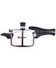 Bergner Argent Elements Triply Stainless Steel Pressure Cooker with Outer Lid, 1.5 L