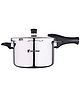 Bergner Argent Elements Triply Stainless Steel Pressure Cooker with Outer Lid, 5.5 L