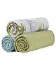 Abracadabra Cotton Muslin Swaddle for Newborns Savanna Savanna Pack of 3 - Green