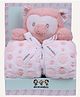 Abracadabra Blanket & Soft Toy Set - Peach
