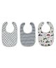 Abracadabra Cotton Muslin Bibs Pack Of 3 Transport Theme - Blue