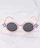 Babyhug Sunglasses With Floral Applique - Pink & Purple