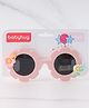 Babyhug Free Size Sunglasses With Floral Applique - Pink
