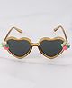 Babyhug Heart Shaped Sunglasses Free Size - Brown