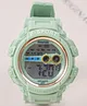 Pine Kids Free Size Digital Watch - Light Green