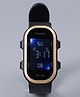 Pine Kids Free Size Digital Watch - Black & Gold