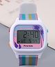 Pine Kids Digital Watch with Color Block Print - Multicolor