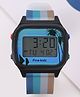 Pine Kids Digital Watch with Color Block Print - Multicolor
