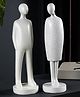The Artment Refined Presence : The Art of Minimal Expression | Artifacts for Home Decor, Living Room, Showpiece - White (Pack of 2)