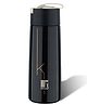Bergner Walking Filter Flow Thermosteel Hot & Cold Bottle, 350 ml, Black