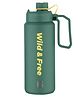 Bergner Walking Thermosteel Hot & Cold Bottle, 1000 ml, Green