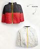 Cherry Crumble By Nitt Hyman Full Doctor Sleeves Cut & Sew Reversible Jacket - Multi Colour