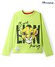 HoneyHap Disney Single Jersey Knit Full Sleeves T-Shirt With The Lion King Graphics & Badge - Light Green