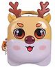 Uniquebuyin Money Bank for Kids Piggy Bank Metal Body Money Saving Coin Bank for Kids Girls Boys with Lock N Key Secure Money Coin Bank Best Return Gift Reindeer Theme Shape - Assorted Color