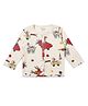 My Milestones 100% Cotton Full Sleeves Animals Printed Tee - Cream