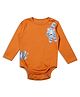 My Milestones 100% Cotton Full Sleeves Tiger Printed Onesie - Orange