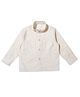 My Milestones Cotton Full Sleeves Solid Shirt - Beige