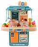 Sanjary Kitchen Play Set Kids Play Kitchen with Realistic Lights & Sounds 39pcs play set for kids color design may vary
