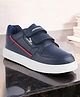 Lil Lollipop Aerokick Text Detailed Velcro Closure Shoes - Navy Blue