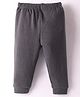 CUCUMBER Female Cotton Knit Full Length  Fleece & Woollen Pant - Charcoal Grey