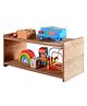 WonderVed Montessori Shelf for Kids (2-tier) - Wood colour