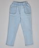 Hrit Solid Jeans - Sky Blue