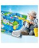 Azhari Ocean Track Park - 69 Pcs New Water Fun Game Set - Water Slide with Fish for Kids