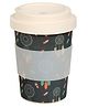 Earthism Eco-Friendly Bamboo Fibre Travel Reusable Coffee Mug with lid 350 ml (Dreamcatcher)