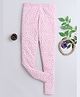 BABY NATION Leaves Printed Leggings - Pink