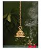 Revive Home- vighna Vinayak Ganesha bell with embossed image of Ganesha - BRASS