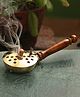 Revive Home- Serenity incense holder- BRASS  WITH  WOODEN HANDLE