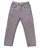 Babyhug Full Length Washed Denim Stretch Jeans - Grey