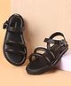 Babyoye Sandals with Velcro  Closure Solid Colour - Black