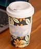 The Bamboo Co Midnight Bloom Bamboo Travel Coffee Mug