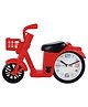 Bunie Bicycle Shaped Alarm Clock for Bedroom  Red